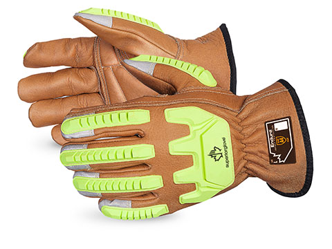 #378CKGVB Superior Glove® Endura® Cowgrain Cut-Resistant Drivers w/ Oilbloc™